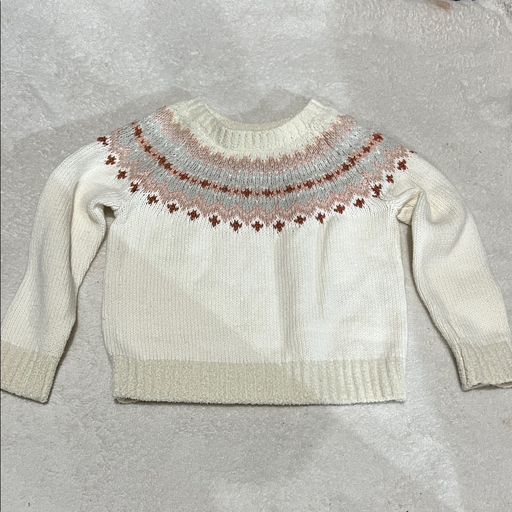 Baby Gap Soft & Cozy Knit Cream Sweater